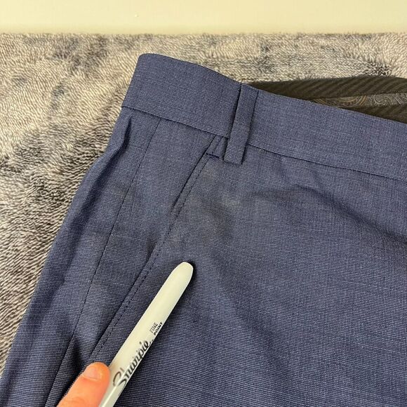 Lauren Ralph Lauren Men's 44X32 Navy Blue Ultraflex Wool Pants NWT *READ - Picture 7 of 16